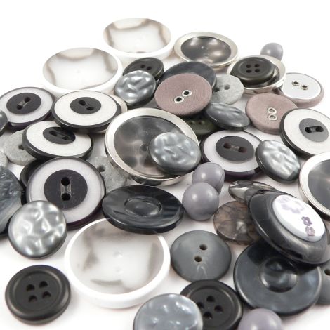 The Grey Collection Assorted 50g Button Pack