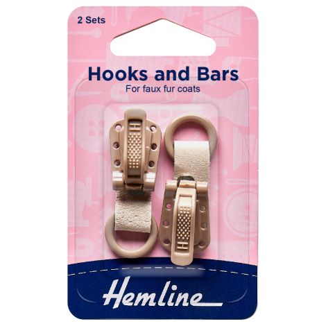  Beige Hooks & Bars Hemline