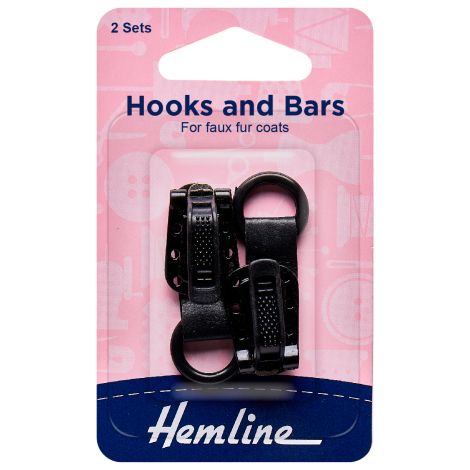  Black Hooks & Bars Hemline