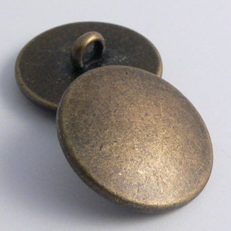 20mm Solid Slightly Domed Upholstery Metal Shank Button