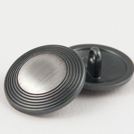 15mm Pewter Metal Blazer Shank Button