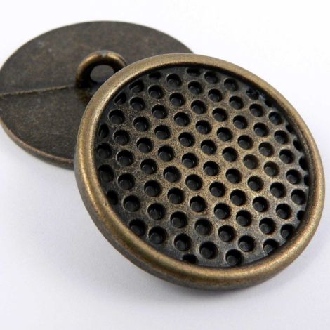 25mm Brass Sunken Holes Shank Metal Button