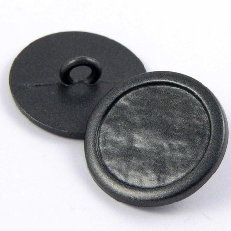 20mm Dull Matt Pewter Shank Metal Button