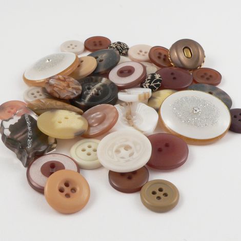 The Natural Collection Assorted 50g Button Pack