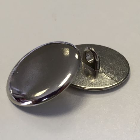 15mm Chrome Metal Shank Button