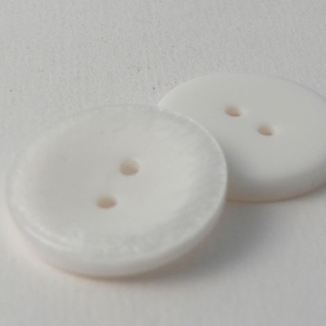 22mm White Marble Effect 2 Hole Sewing Button