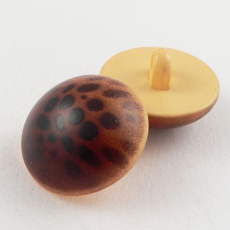 22mm Animal Print Domed Shank Sewing Button