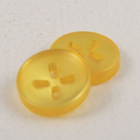 10mm Yellow Shirt 4 Hole Button