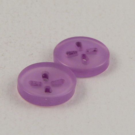 10mm Purple Shirt 4 Hole Button