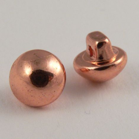 9mm Copper Domed Shank Sewing Button