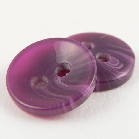 20mm Purple Marble Contemporary 2 Hole Sewing Button