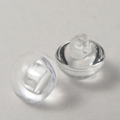 10mm Clear Domed Shank Sewing Button