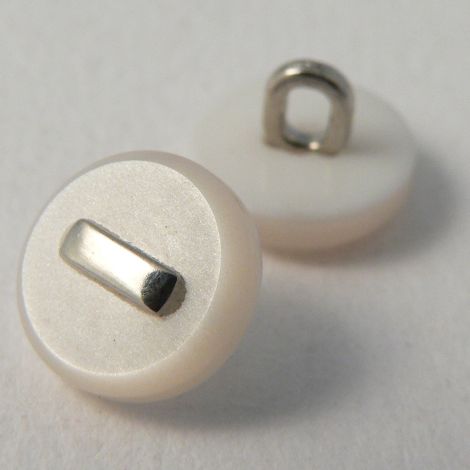 12mm Pearl Flat Shank Contemporary Shirt Button