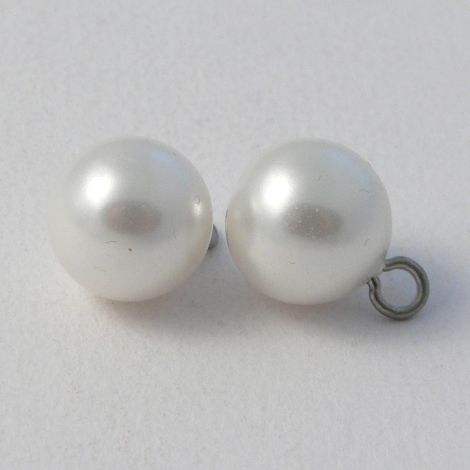13mm Pearl Bauble Shank Sewing Button