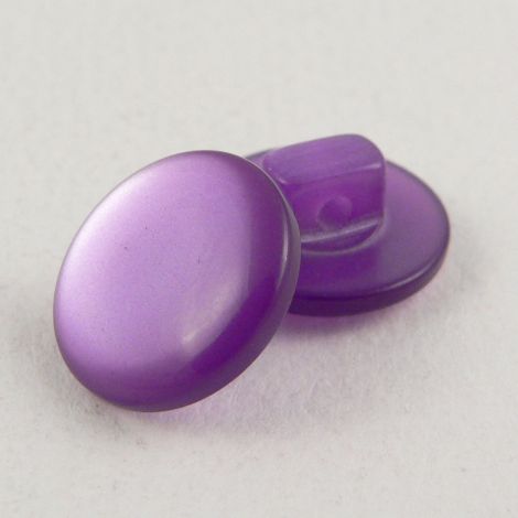 13mm Purple Slightly Domed Shank Sewing Button