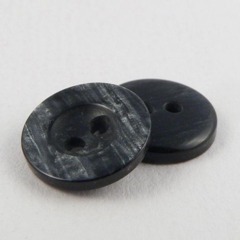 11mm Grey Marble Pearlised 2 Hole Shirt Button