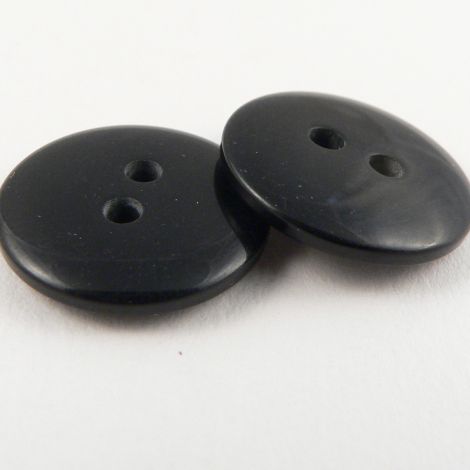 18mm Black 2 Hole Sewing Button