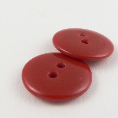 12mm Red 2 Hole Sewing Button