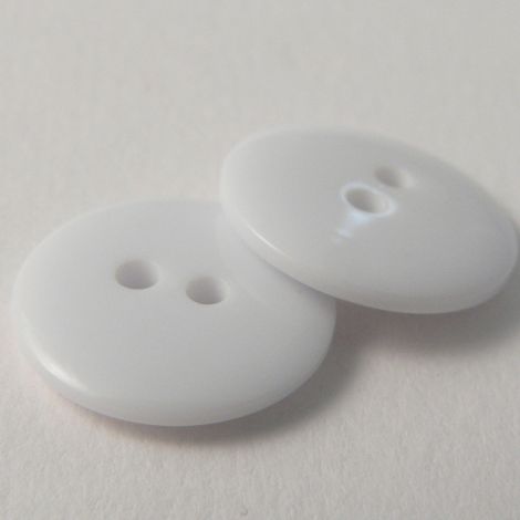 18mm White 2 Hole Sewing Button