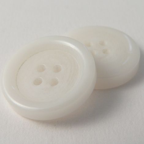 22mm Off-White Horn Effect Suit 4 Hole Button