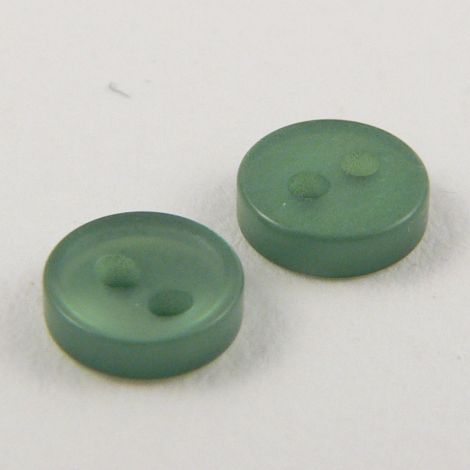 6mm Green 2 Hole Button