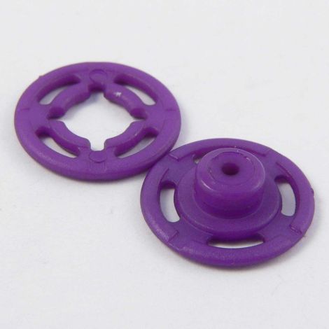 15mm Purple Press Button