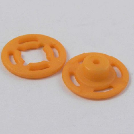 15mm Orange Press Button