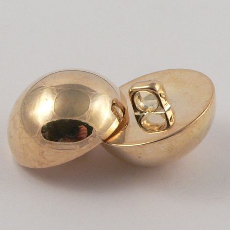 21mm Gold Domed Shank Coat Button