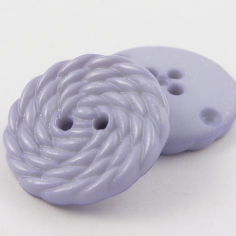 15mm lavender Rope Designed 2 Hole Sewing Buttons