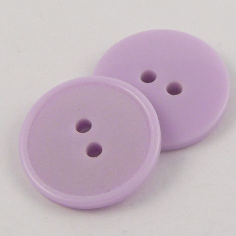 20mm Lilac Polyester 2 hole Sewing Button