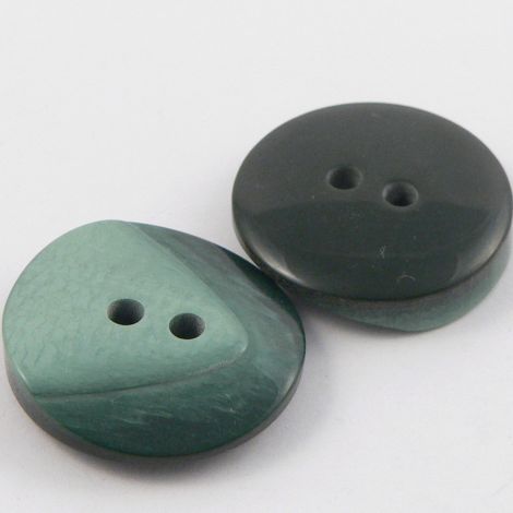 25mm Green Retro 2 Hole Coat Button