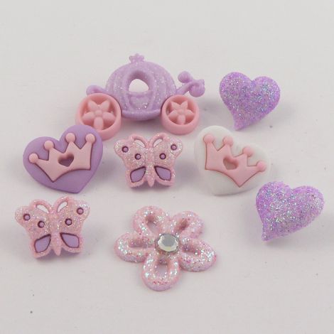 Dress It Up 'Our Princess' Button Pack