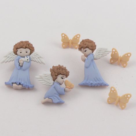 Dress It Up 'Cherished Angels' Button Pack