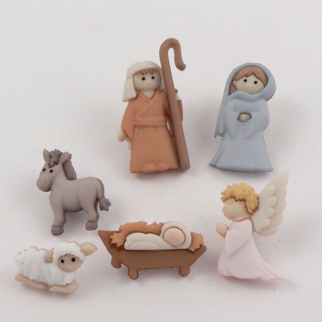 Dress It Up 'Nativity' Button Pack