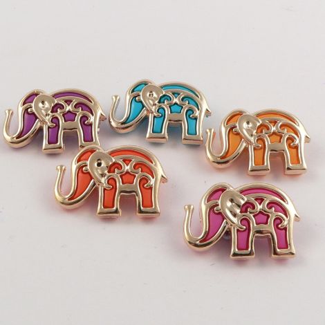 Dress It Up 'Bollywood Elephants' Button Pack