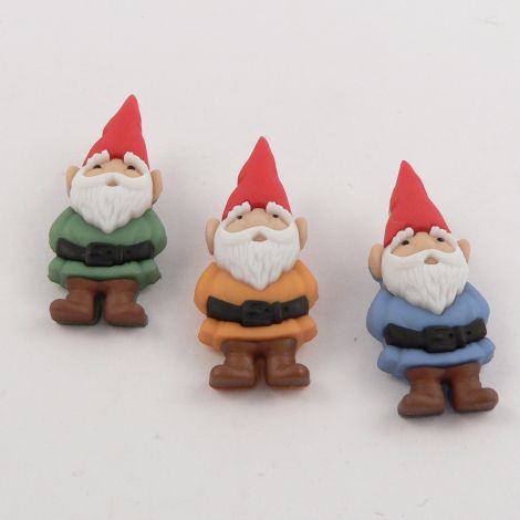 Dress It Up 'Garden Gnomes' Button Pack