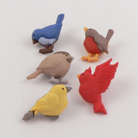 Dress It Up 'Feathered Friends' Button Pack