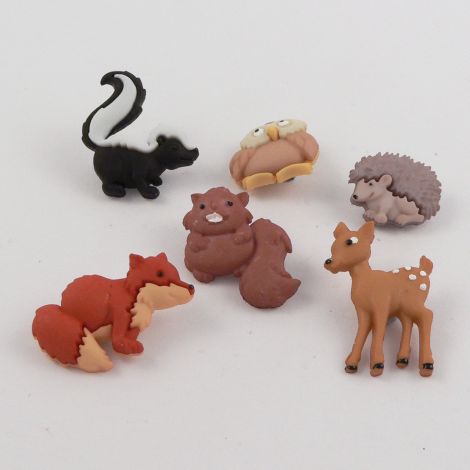 Dress It Up 'Forest Babies' Button Pack