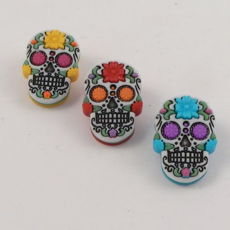 Dress It Up 'Halloween Day Of The Dead' Button Pack