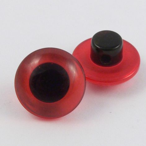 11mm Red Eye Shank Button 