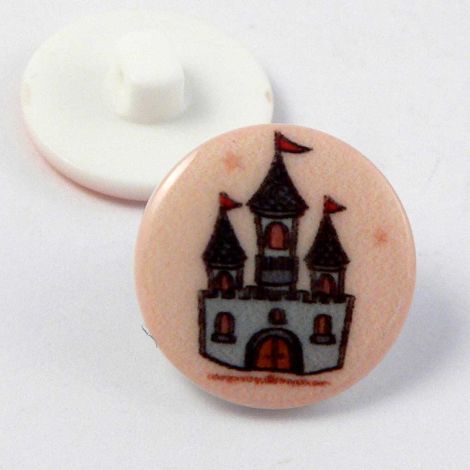17mm Fairy Castle Shank Button