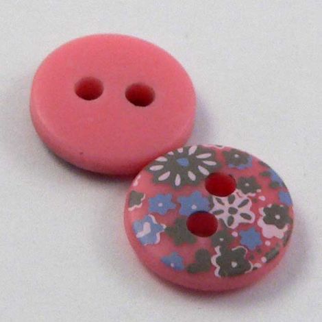 Medium Pink Button 4 Hole Sewing Buttons Sewing Buttons, 6 Buttons, Plastic  Buttons, Sew Through Button Pink Buttons 