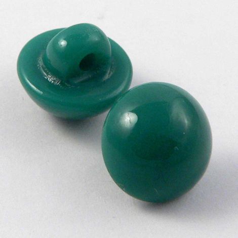 11mm Jade Green Smooth Domed Shank Button