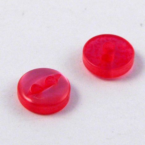 6mm Pearl Pink Fish-Eye 2 Hole Button