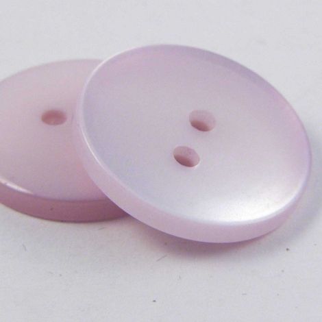 20mm Lilac Pearl 2 Hole Sewing Button