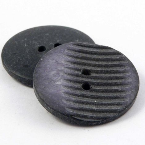 25mm Grey & Lilac 2 Hole Coat Button