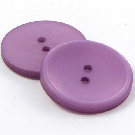 28mm Pearl Heather 2 Hole Coat Button