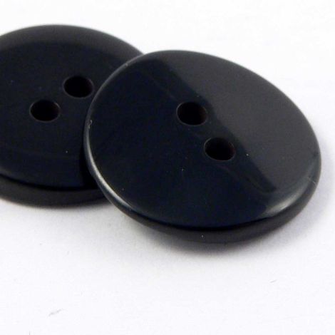20mm Black 2 Hole Contemporary Sewing Button