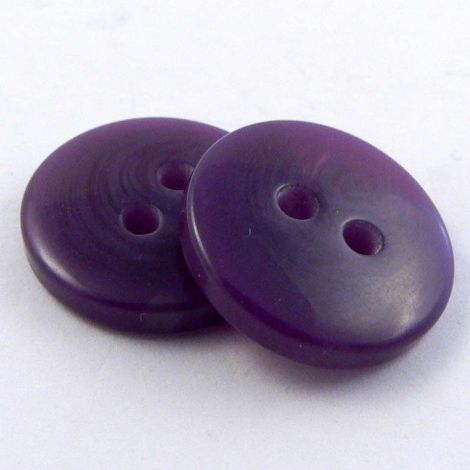 15mm Purple Marble 2 Hole Sewing Button