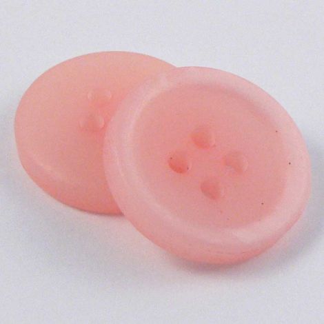 18mm Pink Rimmed 4 Hole Sewing Button